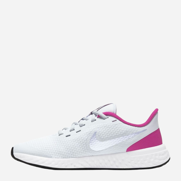 Buty sportowe młodzieżowe dla dziewczynki Nike Revolution 5 (GS) BQ5671-018 37.5 Białe (194502485943) - obraz 2