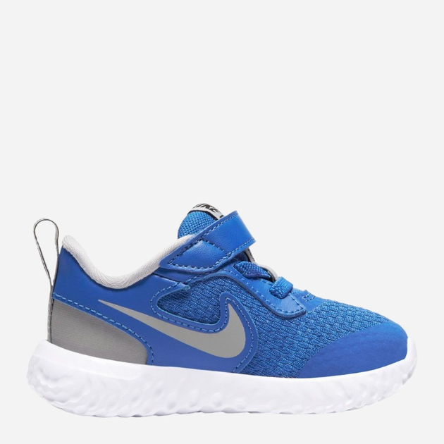 Дитячі кросівки для хлопчика Nike Revolution 5 (TDV) BQ5673-403 21 Сині (194499442646) - зображення 4