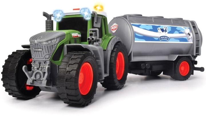 Traktor Dickie Toys Fendt Milk Machine z przyczepą na mleko (4006333080647) - obraz 2
