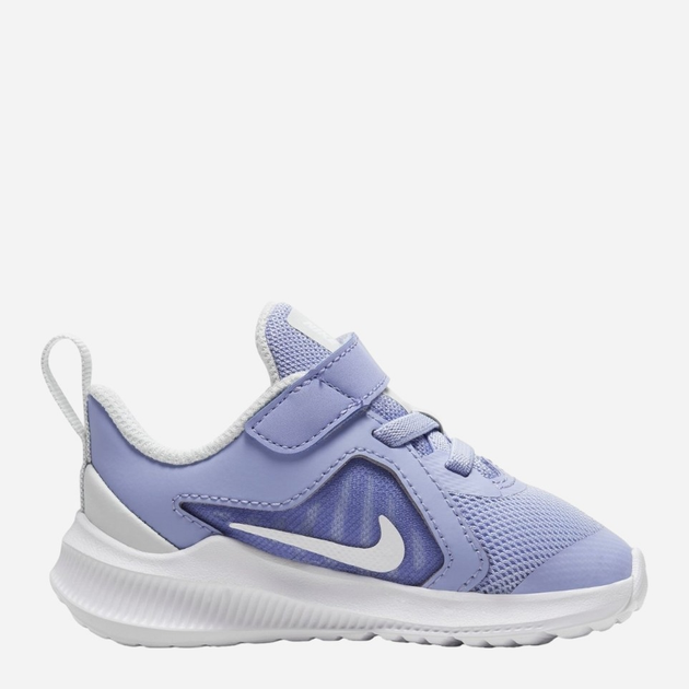 Buty sportowe dziecięce dla dziewczynki na rzepy Nike Downshifter 10 (TDV) CJ2068-500 19.5 Fioletowe (194272509955) - obraz 4
