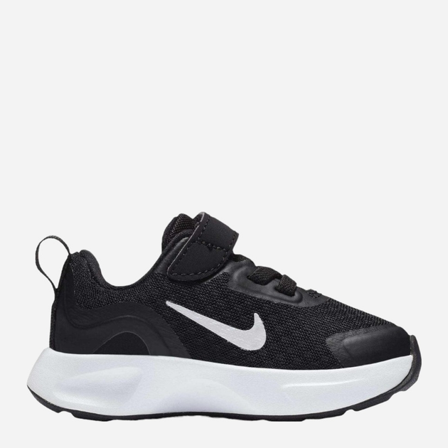 Buty sportowe chłopięce na rzepy Nike Wearallday (TD) CJ3818-002 22 Czarne (194495074070) - obraz 4