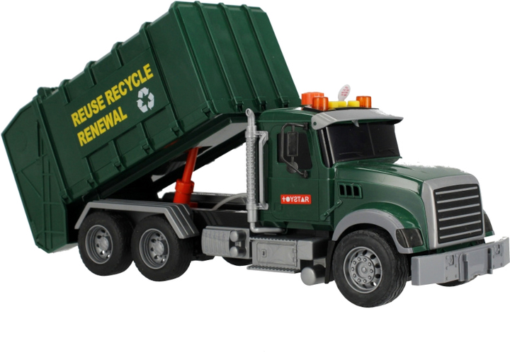 Śmieciarka Mega Creative Mega Creative Garbage Truck z cysterną na odpady (5904335846843) - obraz 1