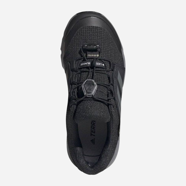 Дитячі трекінгові кросівки для хлопчика Adidas Terrex Gtx K FU7268 28 Чорні (4062058274129) - зображення 4