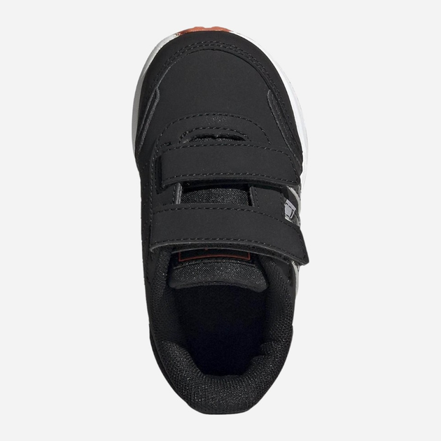 Buty sportowe chłopięce na rzepy adidas Vs Switch 3 I FY9228 22 Czarne z niebieskim (4064037492616) - obraz 4