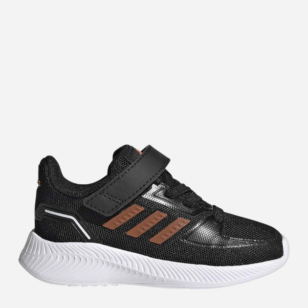 Buty sportowe chłopięce na rzepy Adidas Runfalcon 2.0 I FZ0098 22 Czarne (4064036682957) - obraz 1