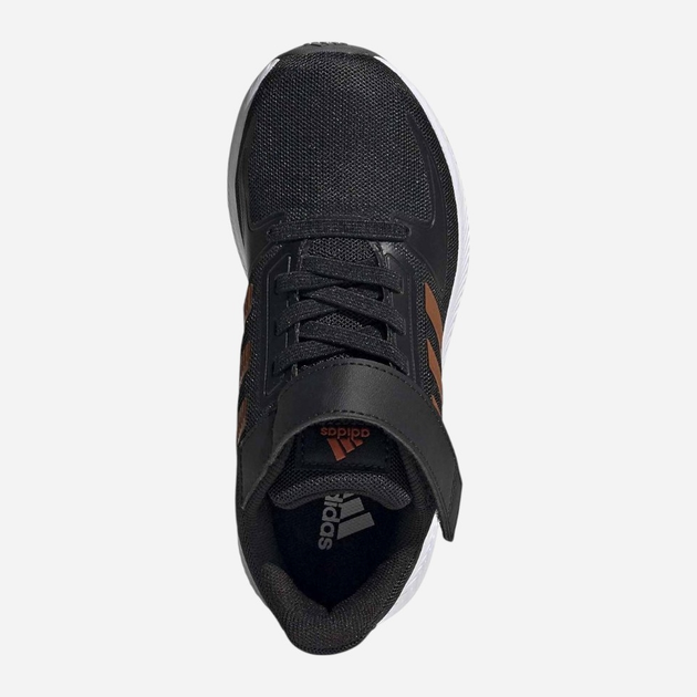 Buty sportowe chłopięce na rzepy adidas Runfalcon 2.0 C FZ0116 30 Czarne z brązowym (4064036736698) - obraz 4