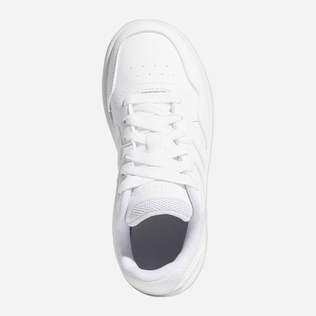 Sneakersy młodzieżowe dla dziewczynki adidas Hoops 3.0 K GW0433 36 Białe (4065418370936) - obraz 5