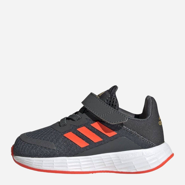 Дитячі кросівки для хлопчика adidas Duramo Sl I GW2238 25.5 Сірі (4064049347393) - зображення 4
