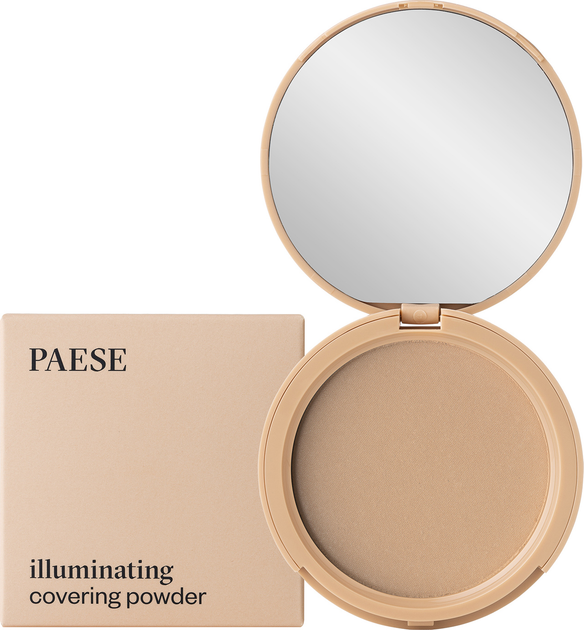 Акція на Пудра тональна світловідбивна Paese Illuminating Covering Powder 1C Warm Beige 9 г від Rozetka