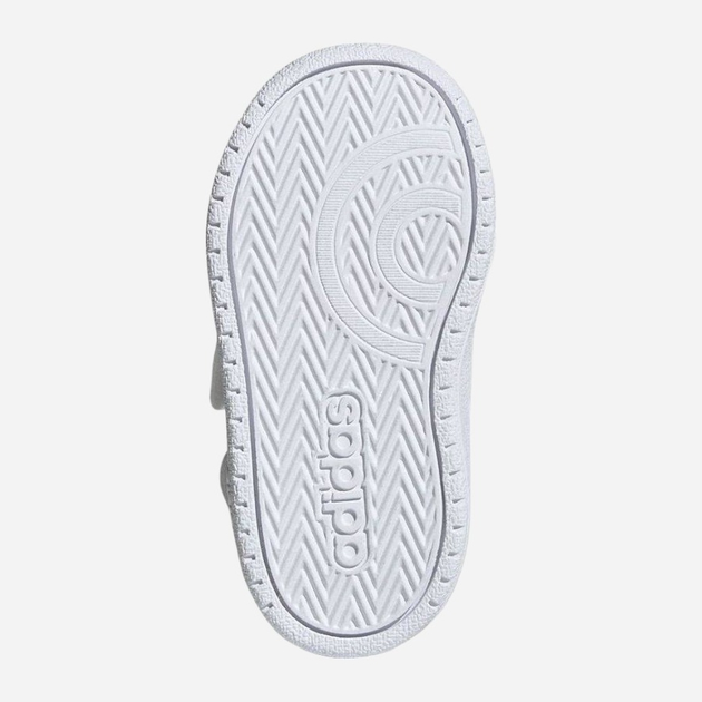 Дитячі високі кросівки для хлопчика adidas Hoops Mid 2.0 I GW4838 22 Білі (4064049362723) - зображення 4