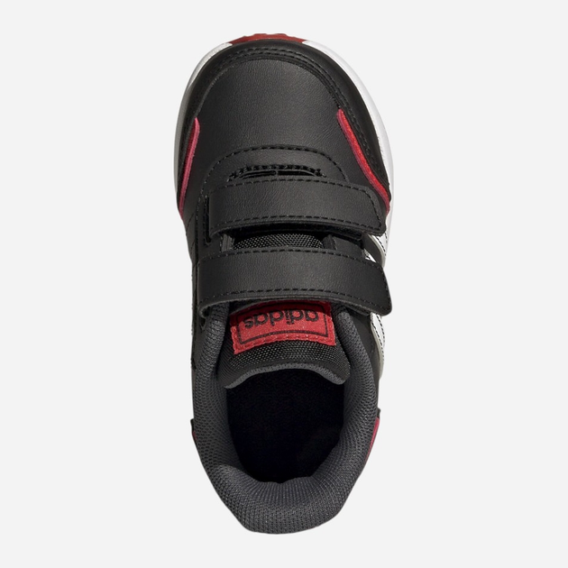 Дитячі кросівки для хлопчика adidas Vs Switch 3 Cf I GW6607 26 Чорні з білим і червоним (4065426096880) - зображення 5