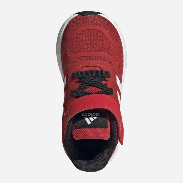 Buty sportowe dziecięce dla dziewczynki na rzepy adidas Duramo 10 El I GW8756 25.5 Czerwone (4065418476300) - obraz 5