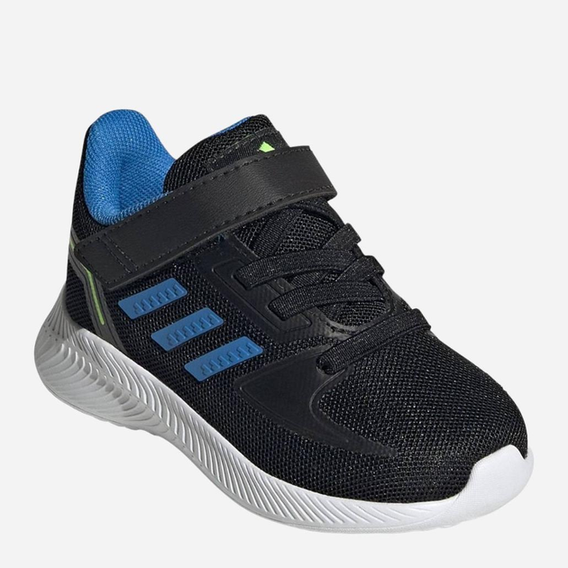 Buty sportowe chłopięce na rzepy Adidas Runfalcon 2.0 I GX3542 20 Czarne (4065419288087) - obraz 2