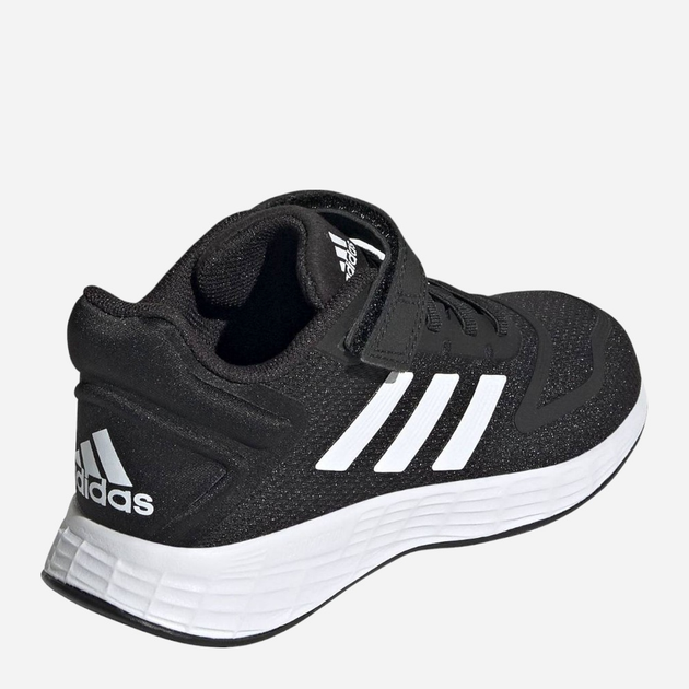 Buty sportowe chłopięce na rzepy adidas Duramo 10 El K GZ0649 29 Czarne z białym (4065418322263) - obraz 4