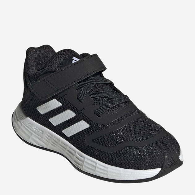 Buty sportowe chłopięce na rzepy Adidas Duramo 10 El I GZ0652 22 Czarne (4065418245739) - obraz 2