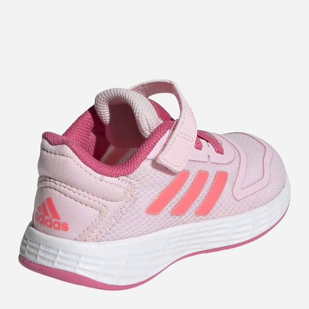 Buty sportowe dziecięce dla dziewczynki na rzepy adidas Duramo 10 El I GZ1054 25.5 Różowe (4065418487719) - obraz 4