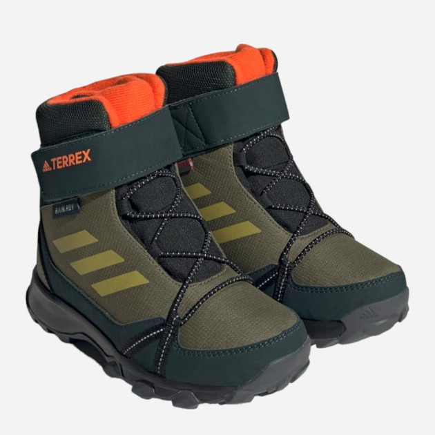 Підліткові зимові черевики для хлопчика adidas Terrex Snow Cf R.Rdy K GZ1178 38 Зелені (4065426773620) - зображення 2