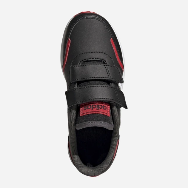 Buty sportowe chłopięce na rzepy adidas Vs Switch 3 Cf C GZ1951 30 Czarne z białym i czerwonym (4065427484570) - obraz 5