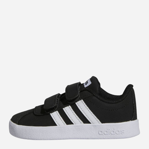 Дитячі кеди для хлопчика Adidas Vl Court 2.0 Cf C GZ3328 24 Чорні (4065419406375) - зображення 2