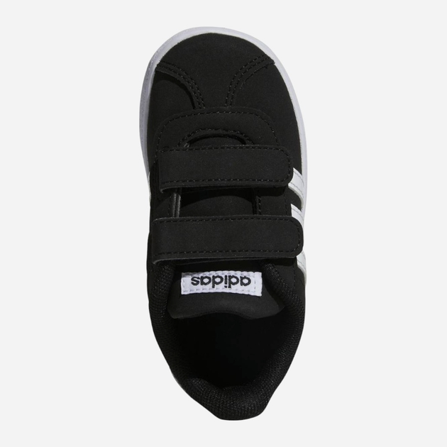 Дитячі кеди для хлопчика adidas Vl Court 2.0 Cf C GZ3328 24 Чорні (4065419406375) - зображення 3