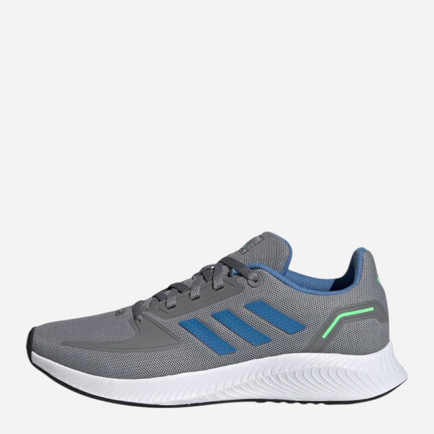 Buty sportowe chłopięce na rzepy Adidas Tensaur Run 2.0 K GZ7421 36.5 Szare (4064048169545) - obraz 2