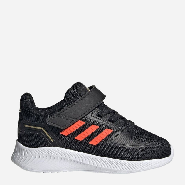 Buty sportowe chłopięce na rzepy Adidas Tensaur Run 2.0 I GZ7428 24 Czarne (4064047990126) - obraz 1