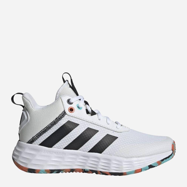Buty sportowe dziecięce dla dziewczynki Adidas Ownthegame 2.0 K H01556 28.5 Białe (4064047000658) - obraz 1