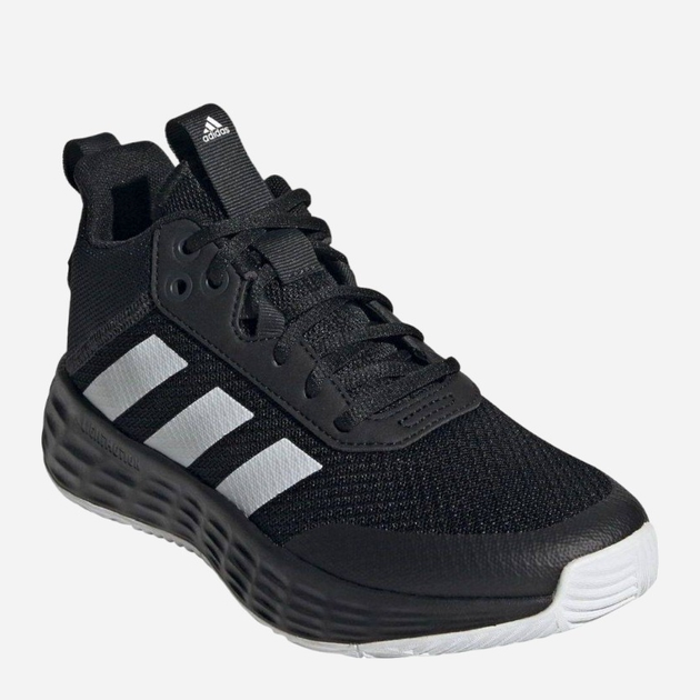 Buty sportowe chłopięce na rzepy Adidas Ownthegame 2.0 K H01558 28 Czarne (4064047229431) - obraz 2