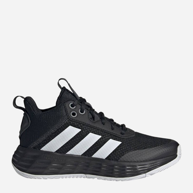 Buty sportowe chłopięce na rzepy Adidas Ownthegame 2.0 K H01558 31.5 Czarne (4064047233155) - obraz 1