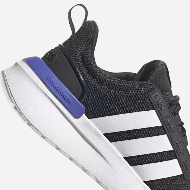 Buty sportowe chłopięce na rzepy adidas Racer TR21 K H04211 38 Czarne z białym (4064048948539) - obraz 6