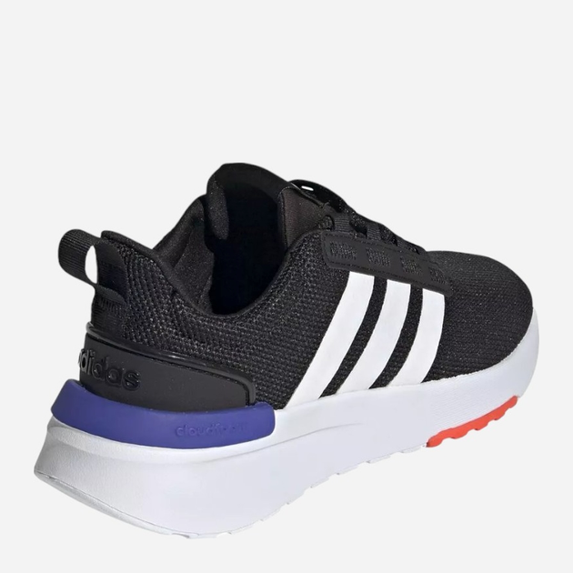 Buty sportowe chłopięce na rzepy adidas Racer TR21 K H04211 39.5 Czarne z białym (4064048948591) - obraz 4