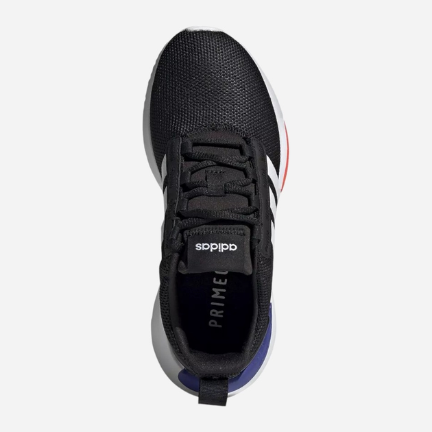 Buty sportowe chłopięce na rzepy adidas Racer TR21 K H04211 39.5 Czarne z białym (4064048948591) - obraz 5