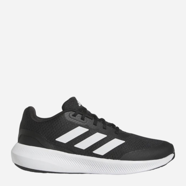 Buty sportowe chłopięce na rzepy adidas Runfalcon 3.0 K HP5845 38.5 Czarne z białym (4066749898519) - obraz 1