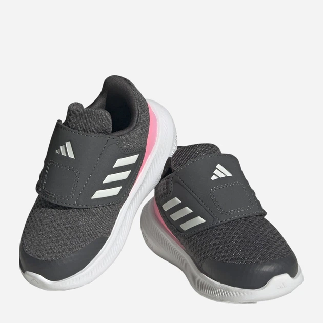 Дитячі кросівки для дівчинки adidas Runfalcon 3.0 Aс I HP5859 26 Сірі (4066749848705) - зображення 6
