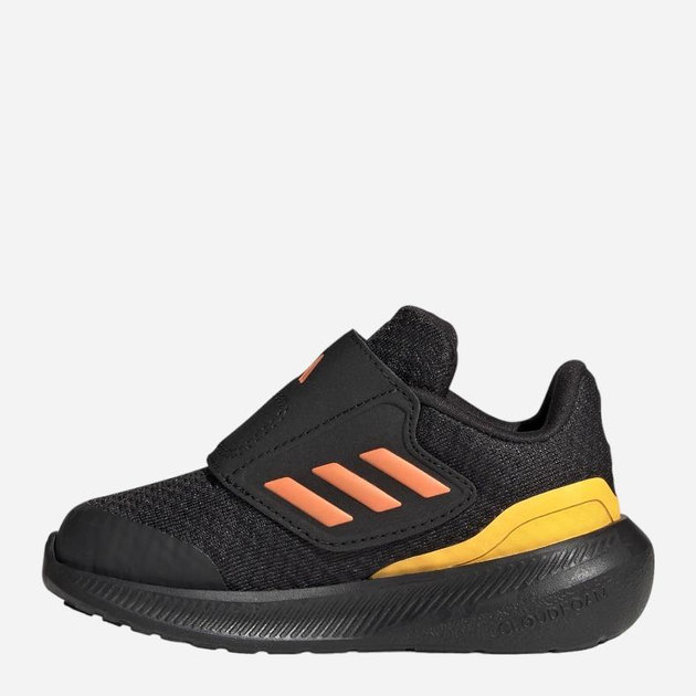 Buty sportowe chłopięce na rzepy Adidas Runfalcon 3.0 AC I HP5861 21 Czarne (4066749852450) - obraz 2