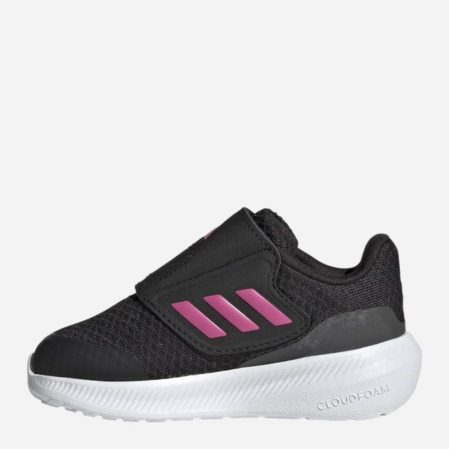 Buty sportowe dziecięce dla dziewczynki na rzepy Adidas Runfalcon 3.0 AC I HP5862 20 Czarne (4066749848743) - obraz 2