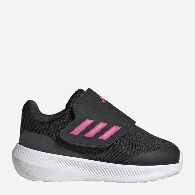 Buty sportowe dziecięce dla dziewczynki na rzepy Adidas Runfalcon 3.0 AC I HP5862 22 Czarne (4066749852429) - obraz 1
