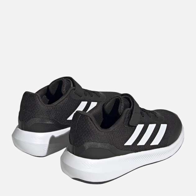 Дитячі кросівки для хлопчика adidas Runfalcon 3.0 El K HP5867 28 Чорні з білим (4066749863944) - зображення 3