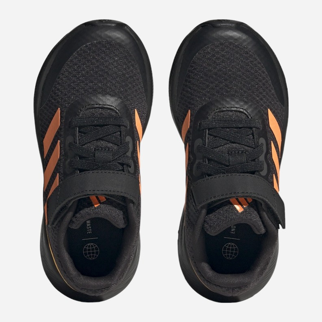 Підліткові кросівки для хлопчика adidas Runfalcon 3.0 El K HP5870 36.5 Чорні (4066749883256) - зображення 4