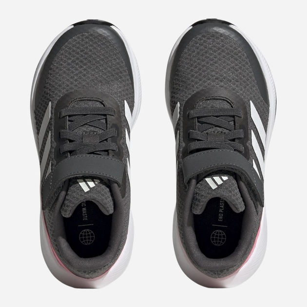 Дитячі кросівки для дівчинки adidas Runfalcon 3.0 El K HP5873 32 Сірі (4066749887124) - зображення 4
