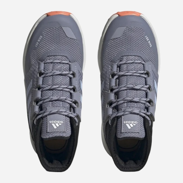 Підліткові високі трекінгові кросівки для хлопчика Adidas Terrex Trailmaker Mid R.Rdy K HQ5808 36.5 Блакитні (4066749468361) - зображення 4
