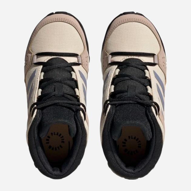 Trzewiki młodzieżowe dziewczęce adidas Terrex Hyperhiker Mid K HQ5820 39.5 Beżowe (4066749352905) - obraz 5