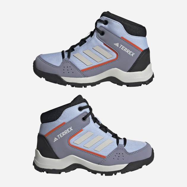 Підліткові високі трекінгові кросівки для хлопчика Adidas Terrex Hyperhiker Mid K HQ5821 36.5 Блакитні (4066749345334) - зображення 6