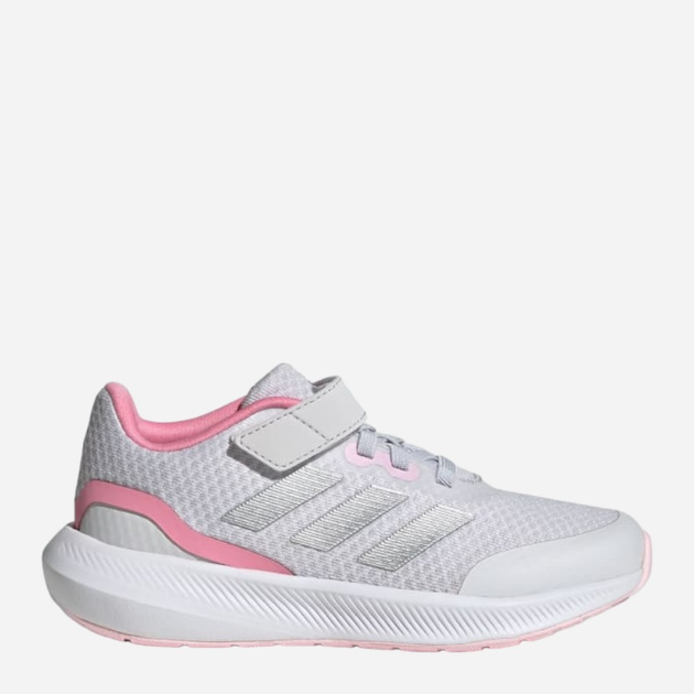 Buty sportowe młodzieżowe dla dziewczynki na rzepy adidas Runfalcon 3.0 El K IG7278 35 Szare (4066756294601) - obraz 1