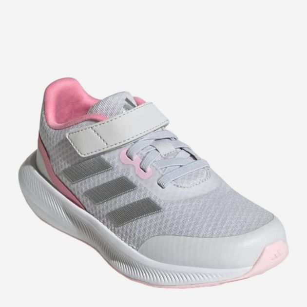 Buty sportowe dziecięce dla dziewczynki na rzepy Adidas Runfalcon 3.0 El K IG7278 33 Szare (4066756294632) - obraz 2