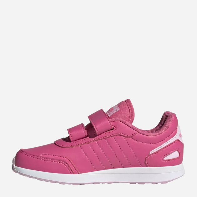 Дитячі кросівки для дівчинки adidas Vs Switch 3 Cf С IG9641 31.5 Темно-рожеві з сріблястим (4066755736119) - зображення 3