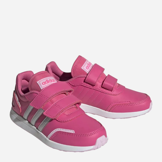 Buty sportowe dziecięce dla dziewczynki na rzepy adidas Vs Switch 3 Cf C IG9641 32 Różowe (4066755736072) - obraz 2