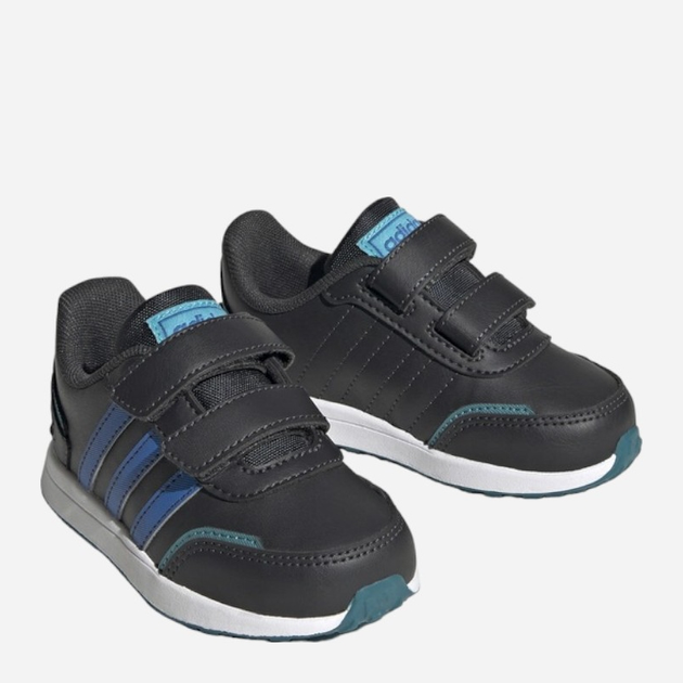 Buty sportowe chłopięce na rzepy Adidas Vs Switch 3 Cf I IG9644 22 Czarne (4066755744091) - obraz 2