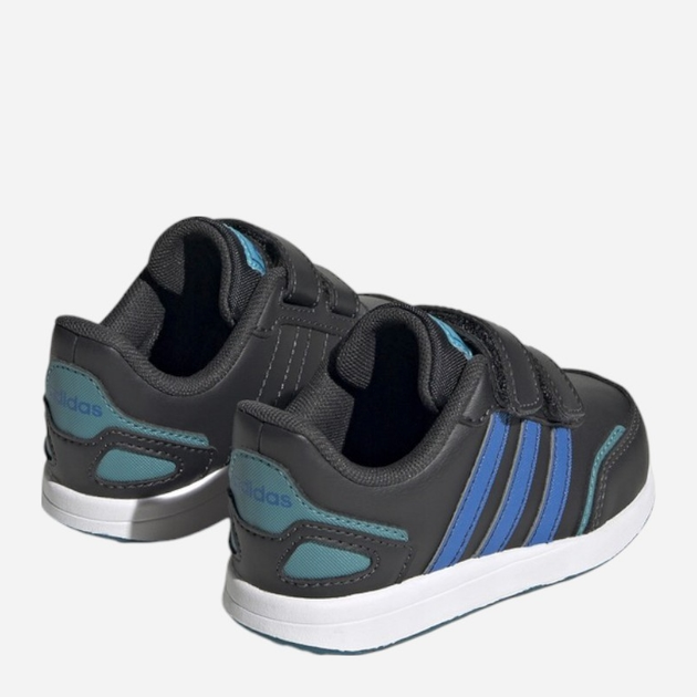 Дитячі кросівки для хлопчика adidas Vs Switch 3 Cf I IG9644 21 Чорні з синім (4066755744107) - зображення 4
