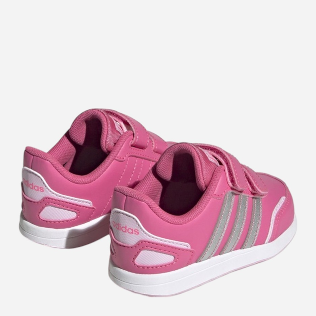 Buty sportowe dziecięce dla dziewczynki na rzepy Adidas Vs Switch 3 Cf I IG9645 21 Różowe (4066755744237) - obraz 2